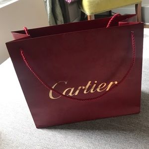 Cartier shopping bag